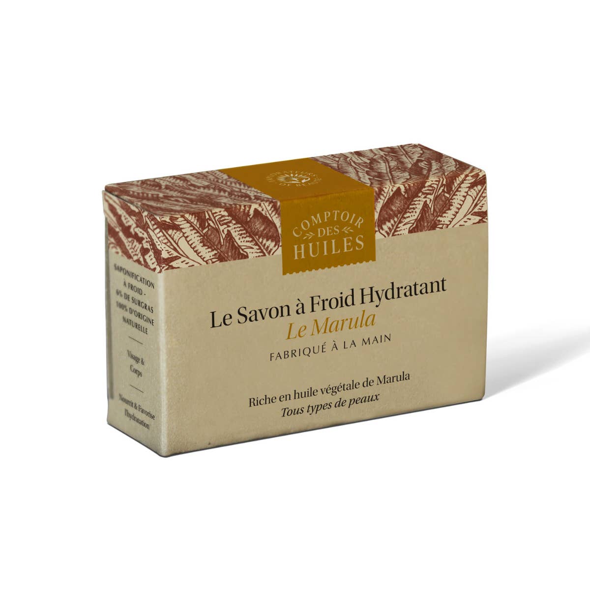 COMPTOIR DES HUILES - Wholesale Bar Soap - Cold Processed Soap Organic - 100% Marula Oil