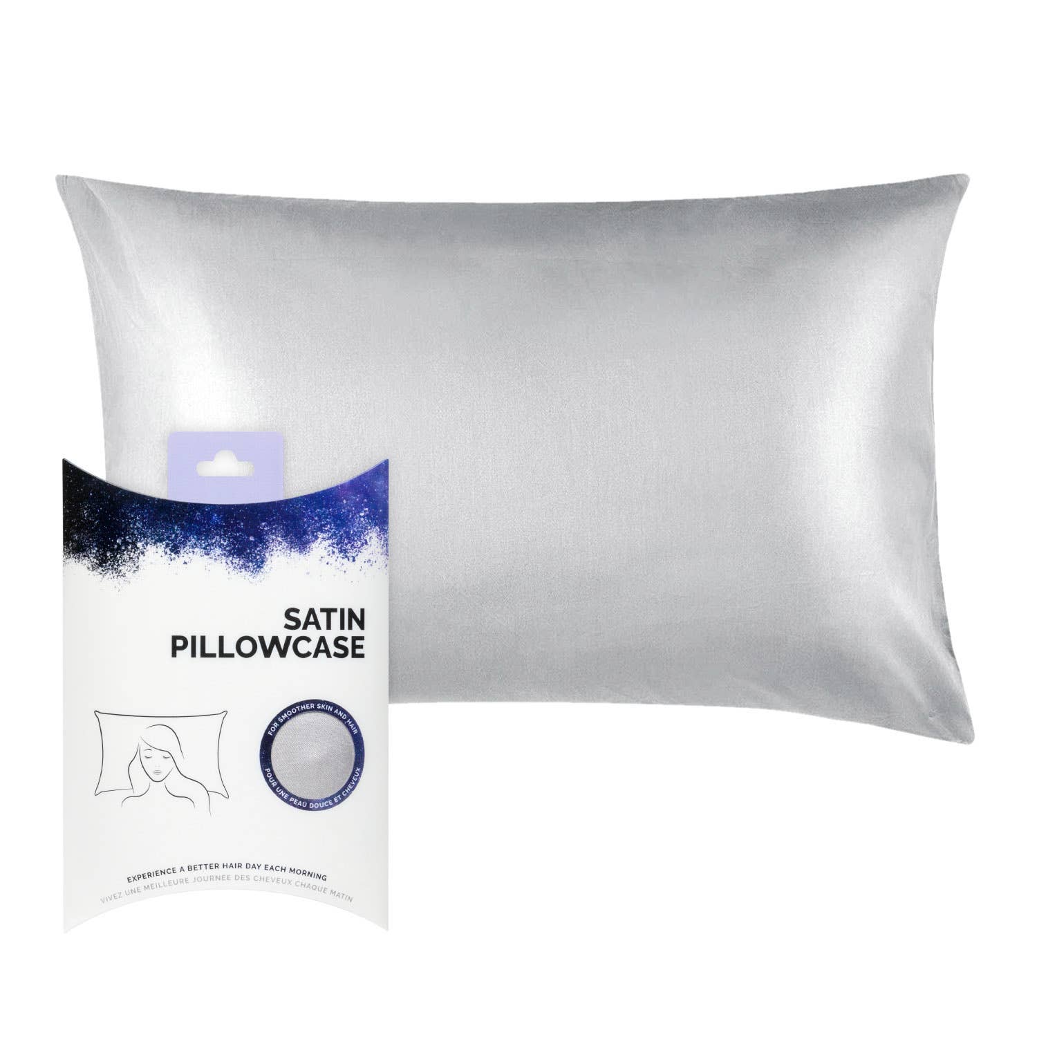 Lindo - Wholesale Bedding pillowcase/sham - Mercer Studios Satin Pillowcase - 26in x 20in - Smooth Hair2