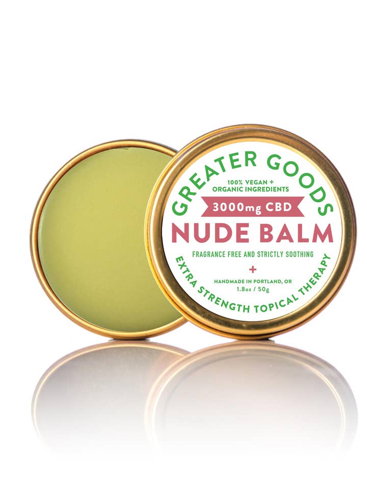 Nude Balm 3000mg CBD Topical Balm / FREE SHIPPING for wholesale by Greater Goods CBD
