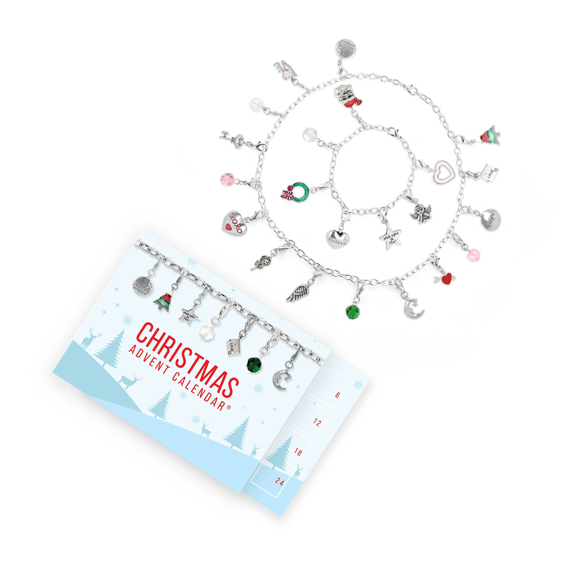 Luxe on Main LLC - Wholesale Advent Calendar - Christmas Advent Jewelry Calendar- Bracelet,Necklace,Charms11