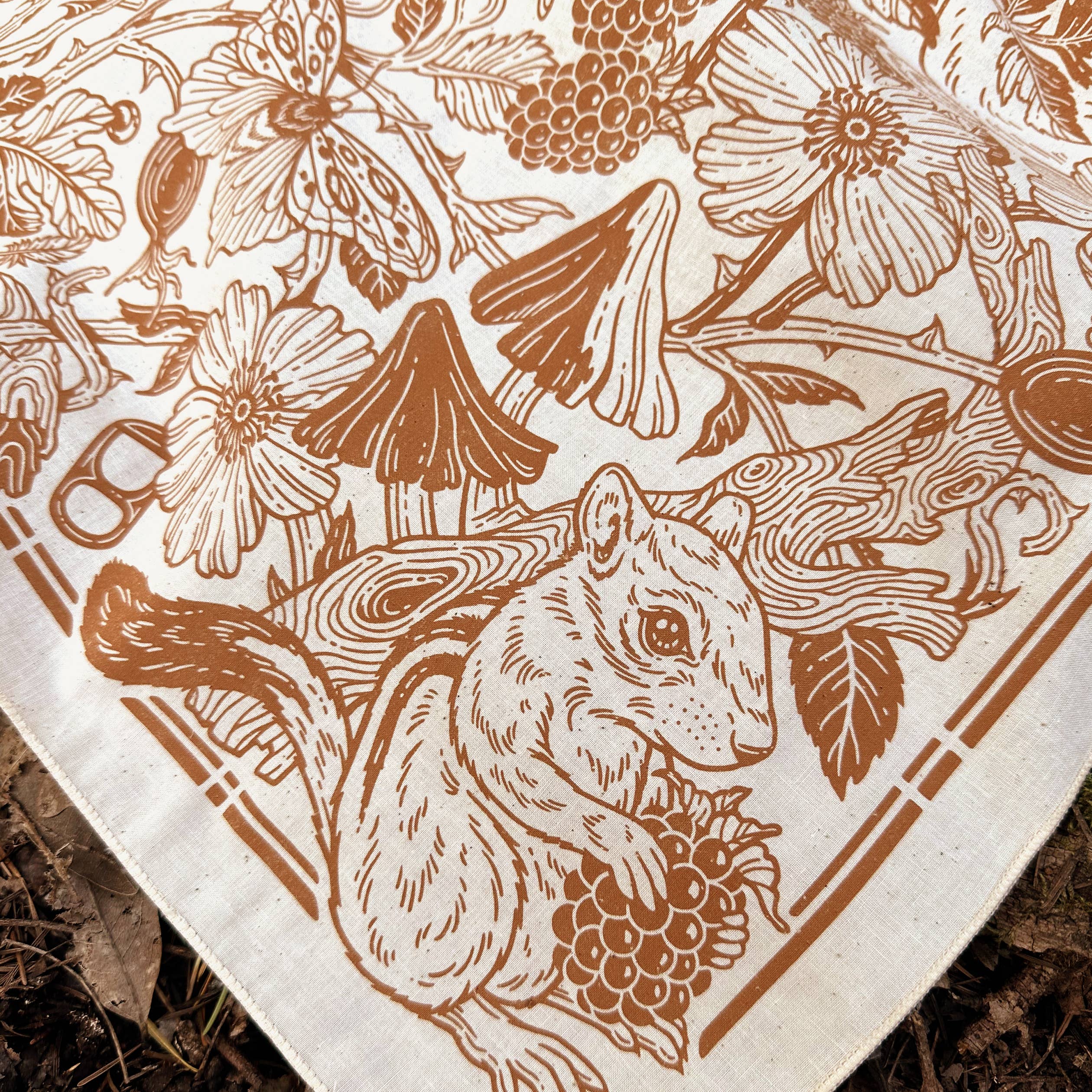 Kate O'Hara - Wholesale Bandana - Women's - Thicket Bandana – Russet3