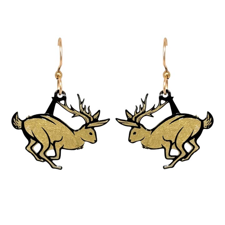 Jackalope en laiton pour la vente par Beautiful Medusa