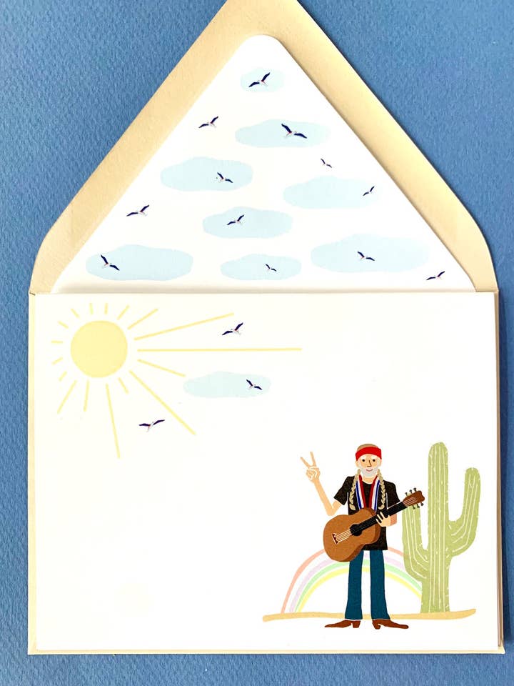 Sweet Willie Nelson for wholesale by Mighty Violet Design