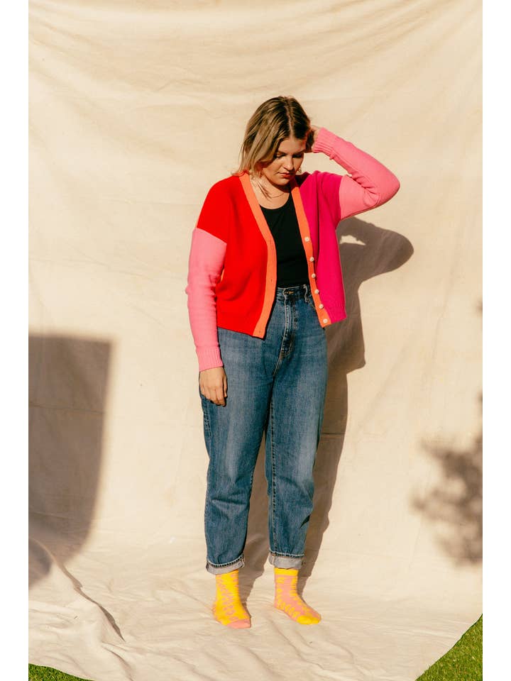 Cactus Cardigan - Stone Fruit for wholesale on Faire
