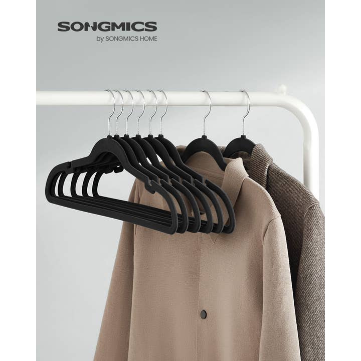 Greenwestons - Wholesale Clothes Hangers - Velvet Hangers 30 Pack, Non-Slip Clothes Hangers