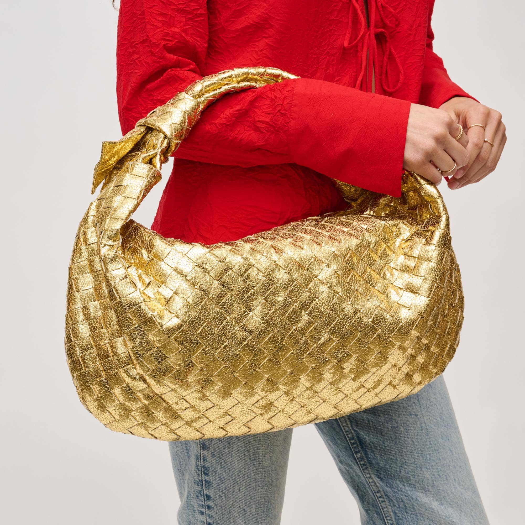 Urban Expressions - Wholesale Shoulder Bag - Women's - Dollie Woven Shoulder Bag3