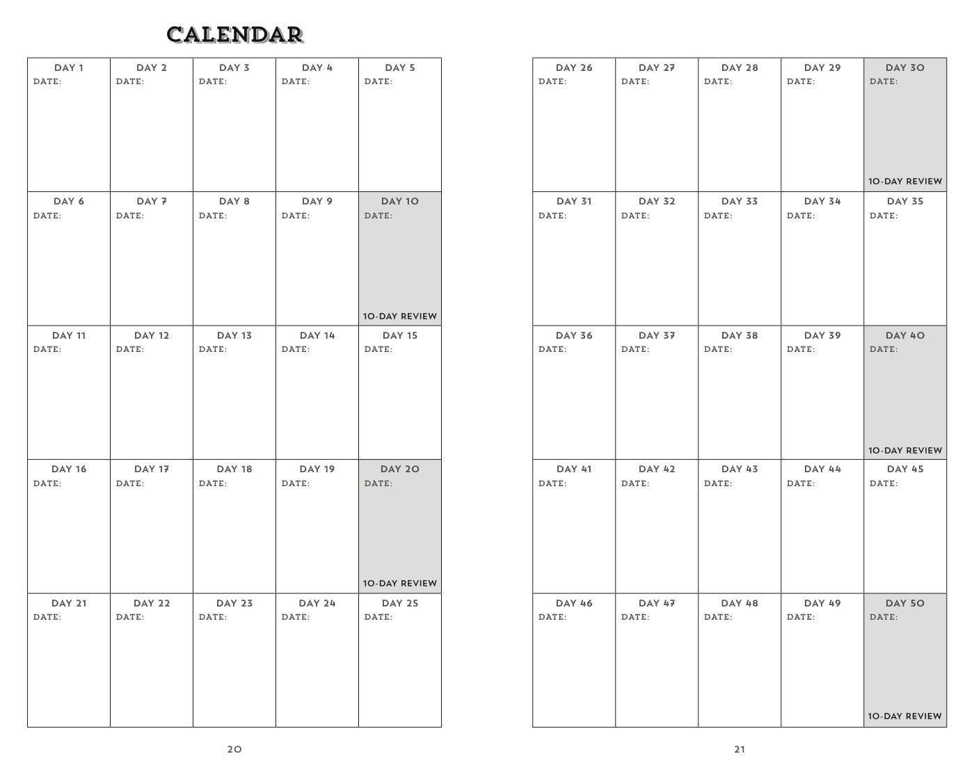 Hachette Book Group - Wholesale Journal/Diary - The 100-Day Goal Journal: Accomplish What Matters to You8