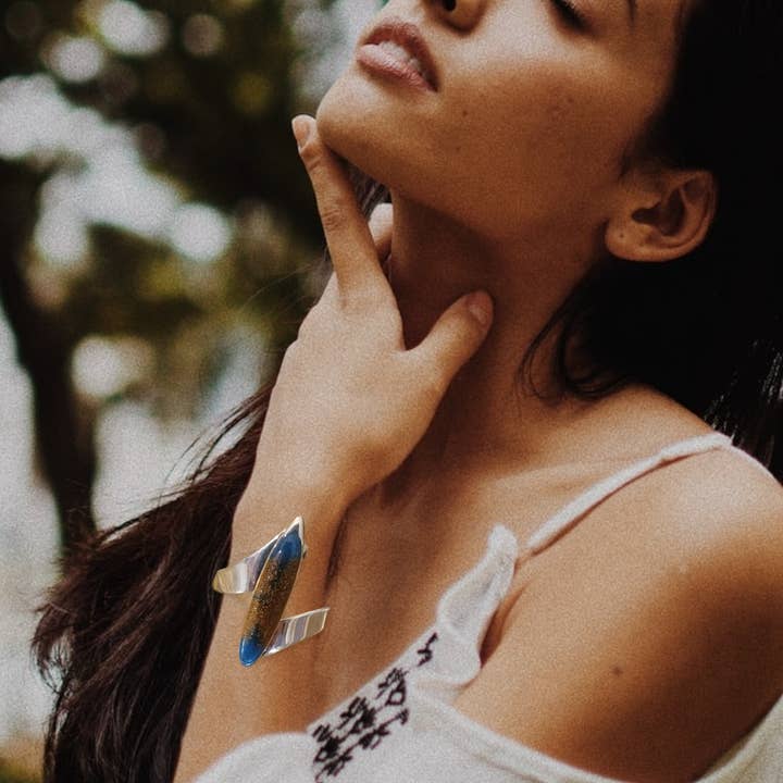 Ciao Bella Jewelry Inc – Pulseira de punho por atacado – Pulseira de punho de prata moderna e elegante