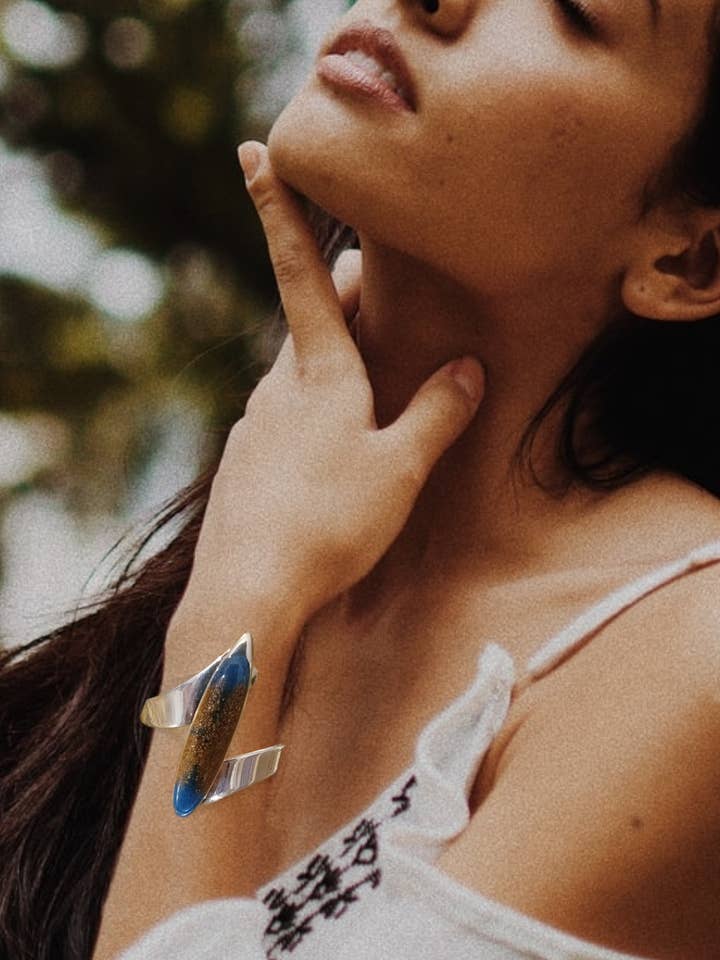 Pulseira de punho de prata moderna e elegante por atacado de Ciao Bella Jewelry Inc