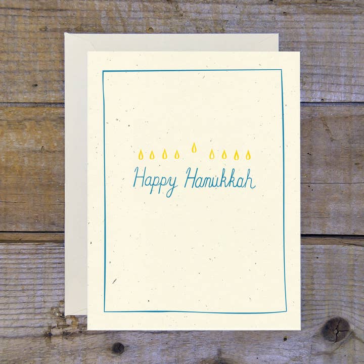 Happy Hanukkah Karte für den Großhandel von Troy Cloth & Paper