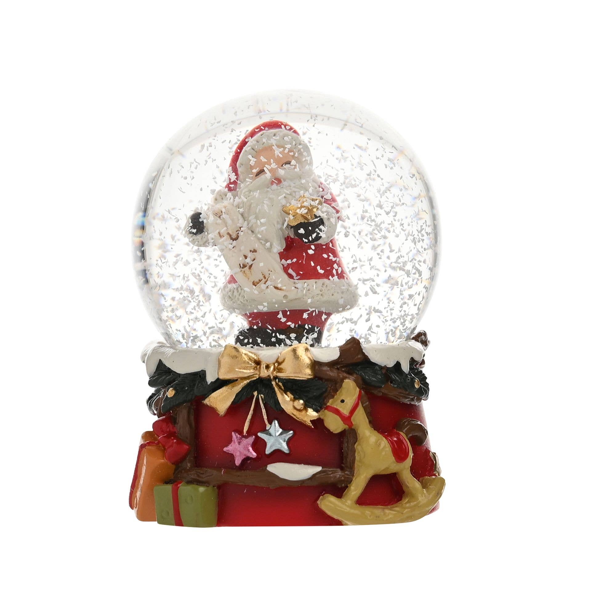 WIDDOP and Co. - Wholesale Snow Globe - Santa & Friends Santa with List Snowglobe - 45mm1