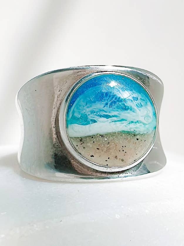 "Pure Ocean" Ring for wholesale by Northern Tides Studio
