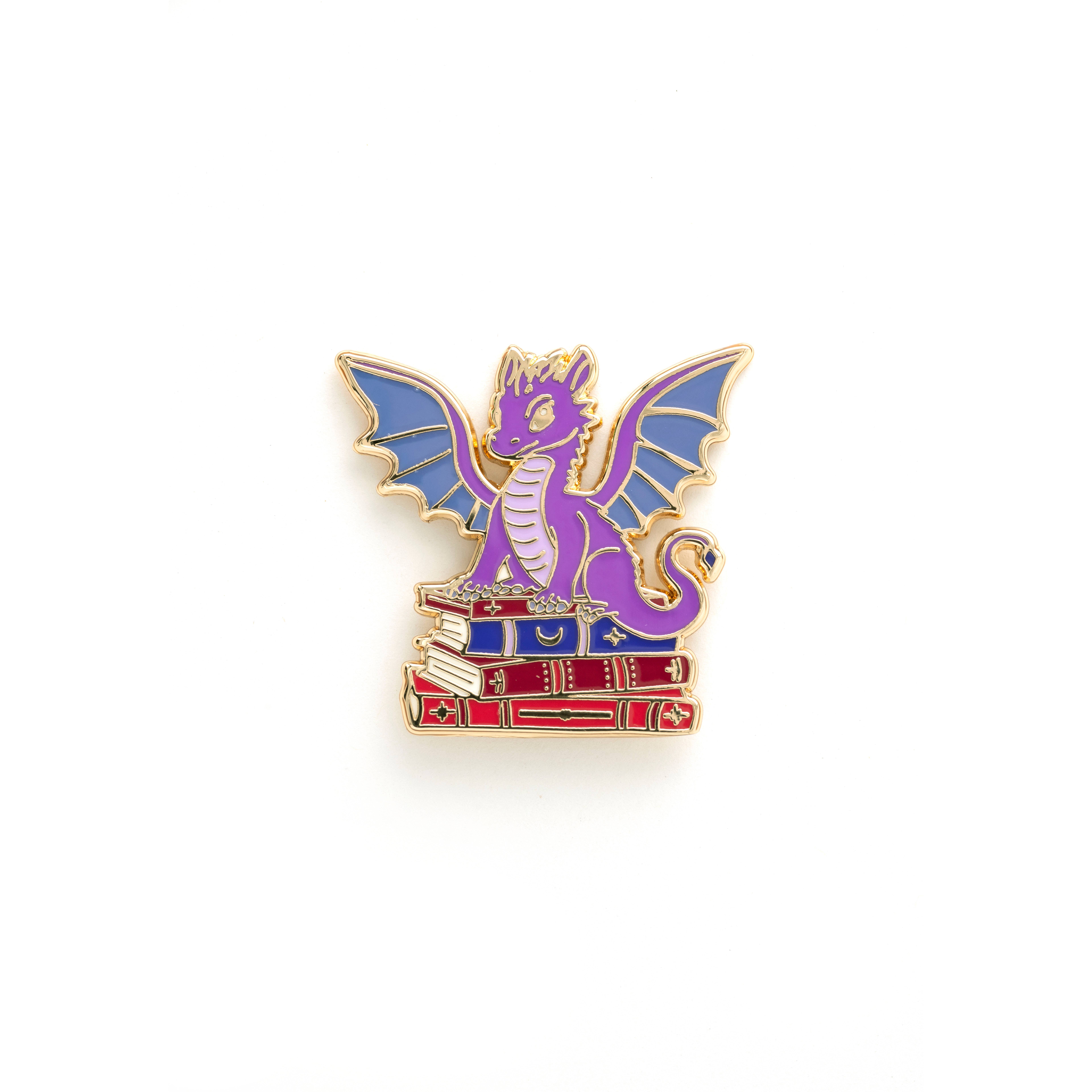 Happily Plants - Wholesale Lapel Pin/Button - Dragon Fantasy Book Pin - Literary Gifts, Fantasy Gifts6