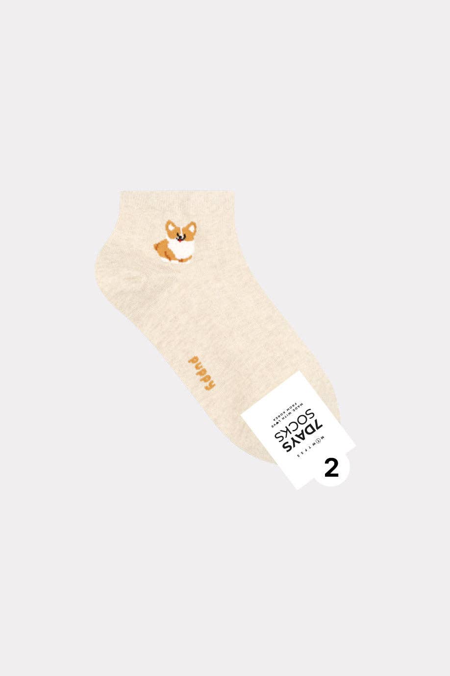 7DAYSSOCKS - Wholesale Socks - Women's - Women's Crew Puppy Friends Socks - Made in Korea1