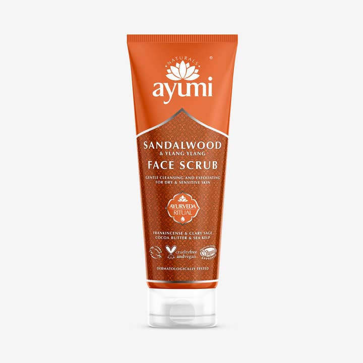 Mjukt ansikte Scrub för wholesale av Ayumi Naturals