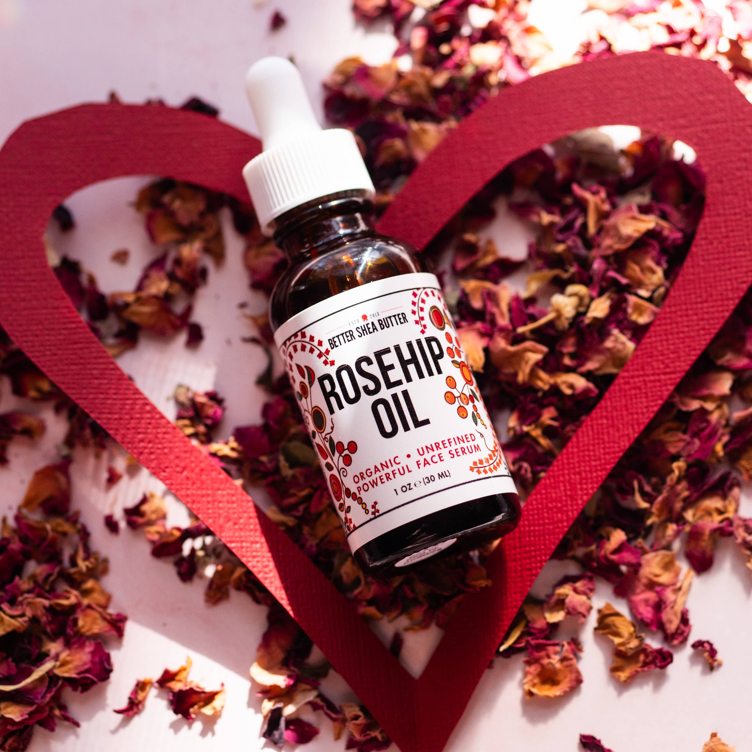 Better Shea Butter - Wholesale Facial Serum/Concentrate - Organic Rosehip Seed Oil - Face Serum