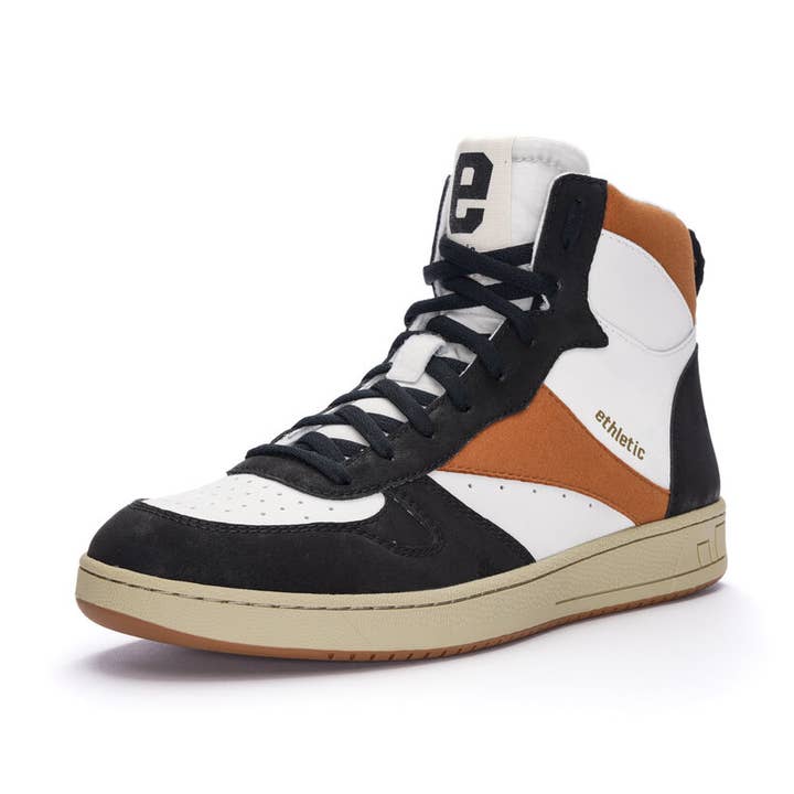 Carl Hi Cut Krita Vit | Cognac Brun för wholesale av Ethletic GmbH