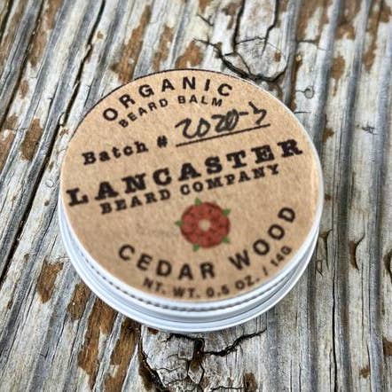 Lancaster Beard Company - Wholesale Beard Styling Product - Cedar Wood Organic Beard Balm
