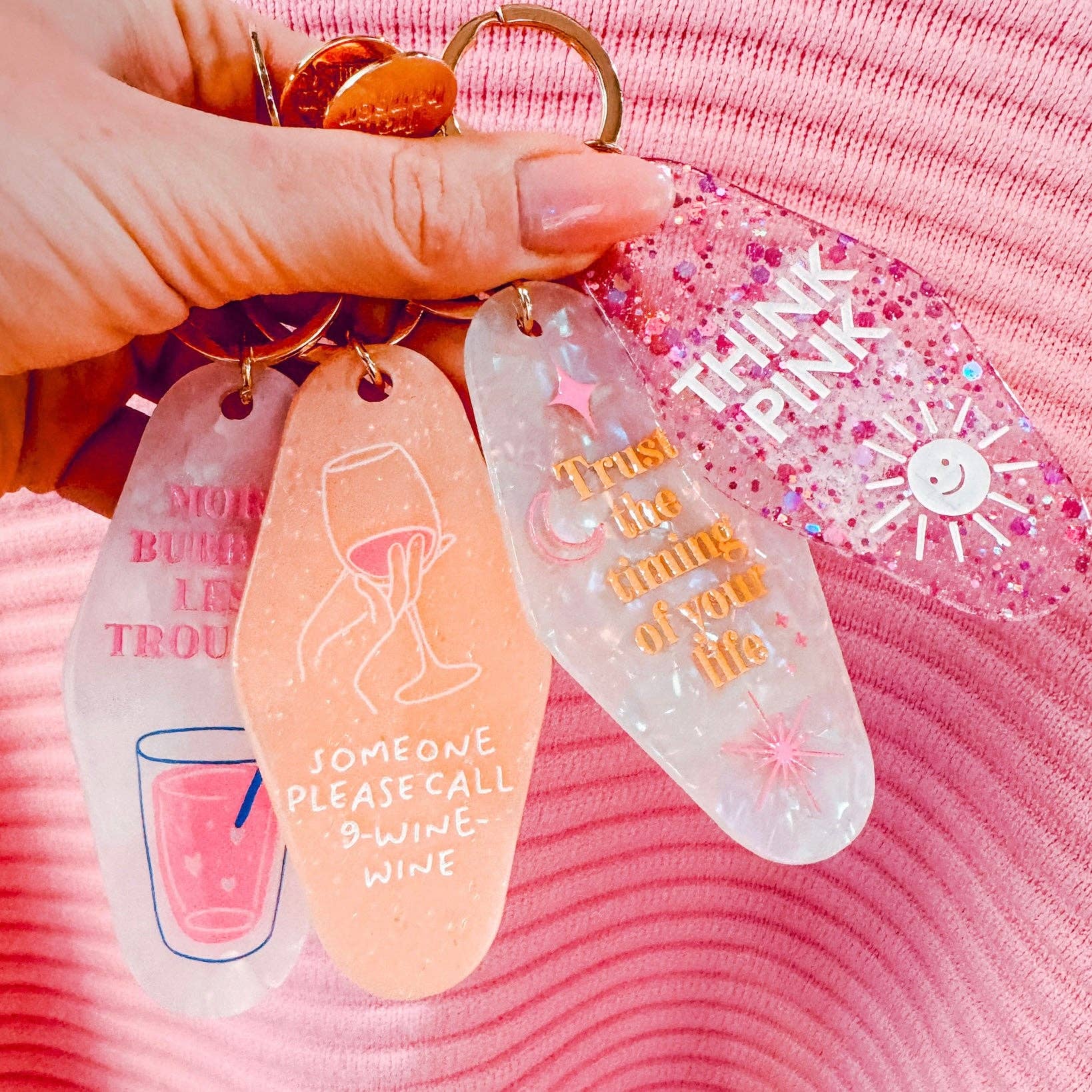 Frau Hansen – Engroshandel Nøglering - Dame – Nøglering 9-Wine-Wine (VE 6 stk.)3