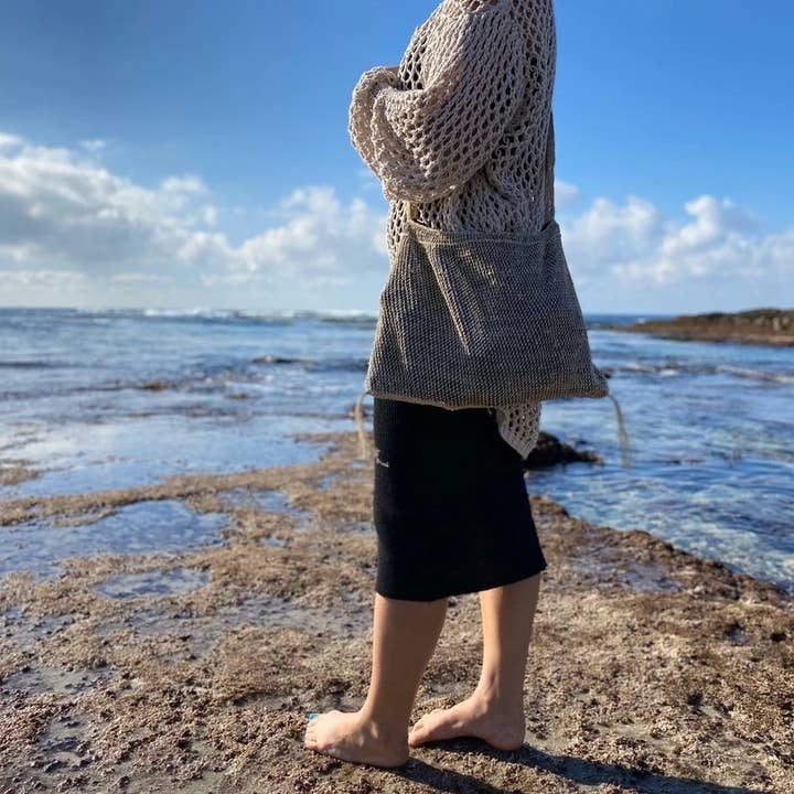 A Million Elephants - Wholesale Crossbody Bag - Women's - "Sabai Sabai" Lao Vine Crossbody - Ecofriendly Net Style Bag2