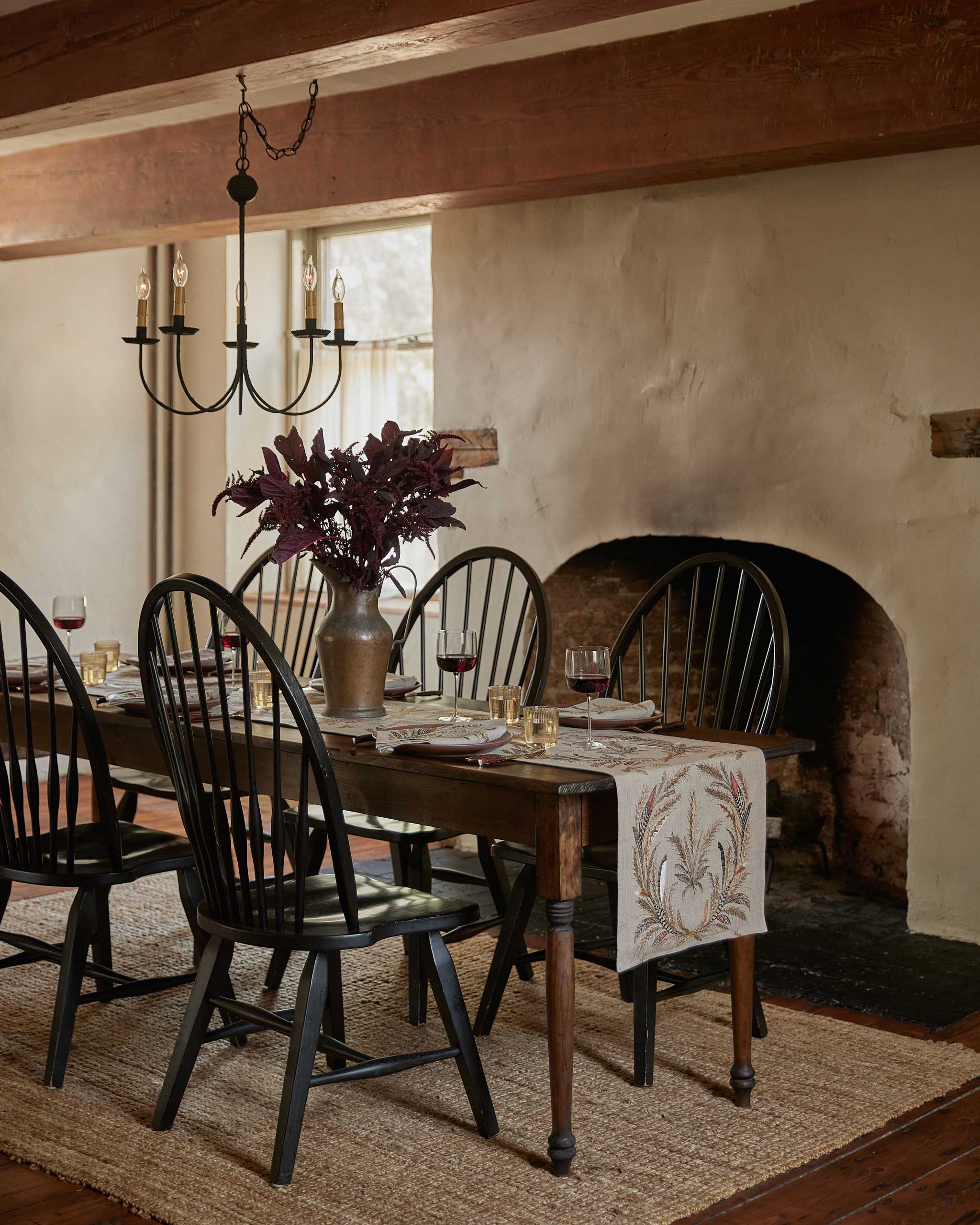 Coral & Tusk - Wholesale Table Runner - Wheat Harvest Table Runner4