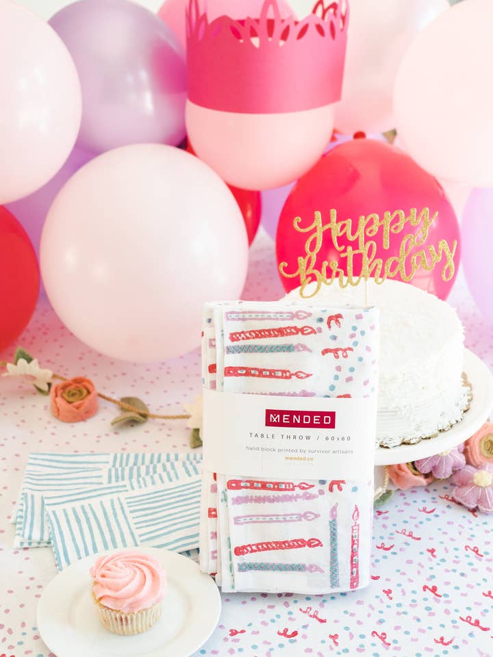 Birthday Throw - Sprinkles for wholesale by Mended