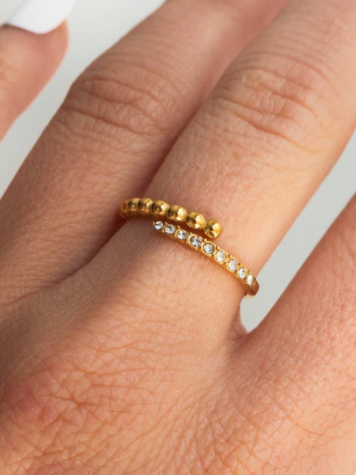 Anillo Sadie para venta al por mayor de JacqMaria Jewelry