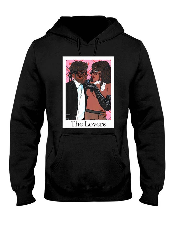 The Lovers Tarotkarten-Hoodie für den Großhandel von D. Ridley Designs