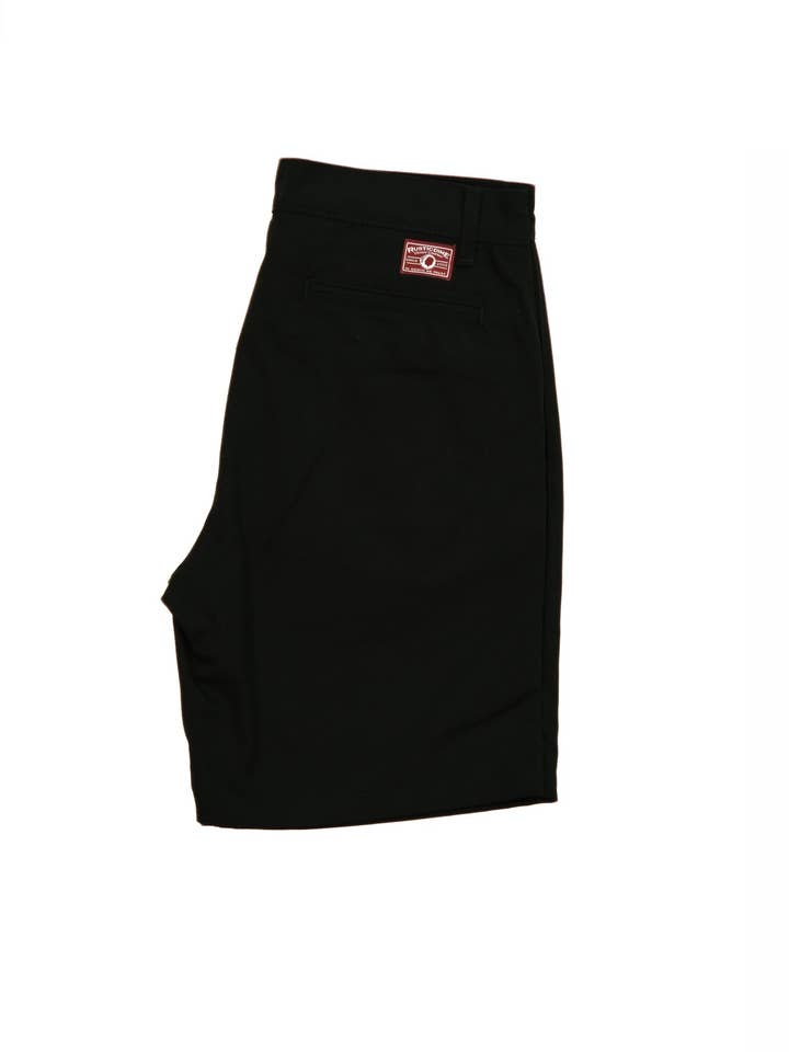Black | Workwear Chino Shorts for wholesale by Rustic Dime