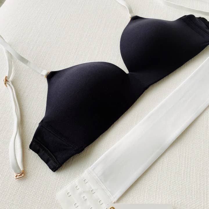 MIAMI WHITE SILKY BACK BAND for wholesale by The Bra Lab