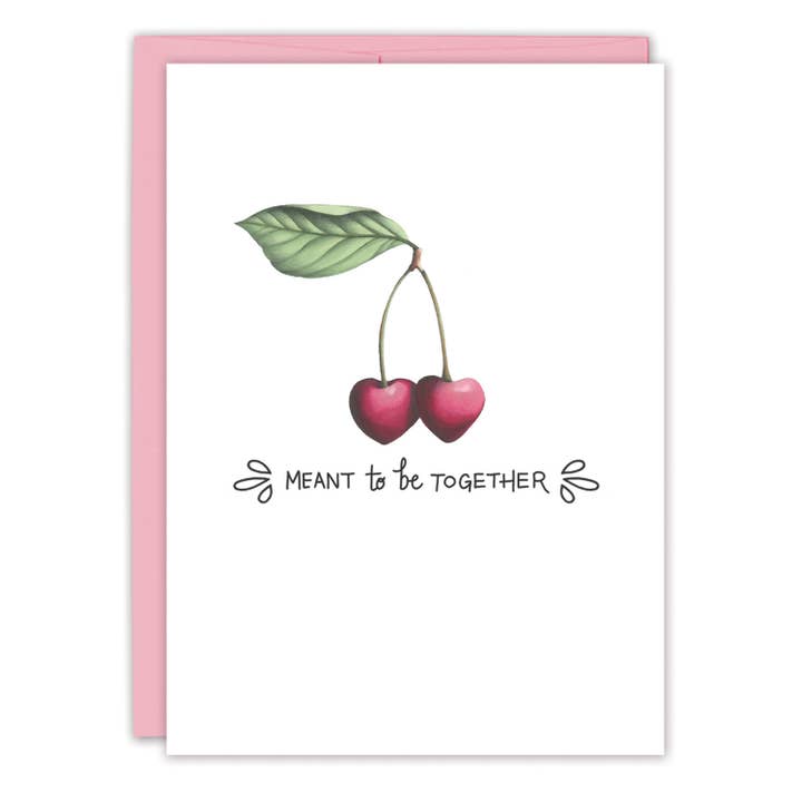 Cherries Valentine's Day Card for wholesale by Biely & Shoaf