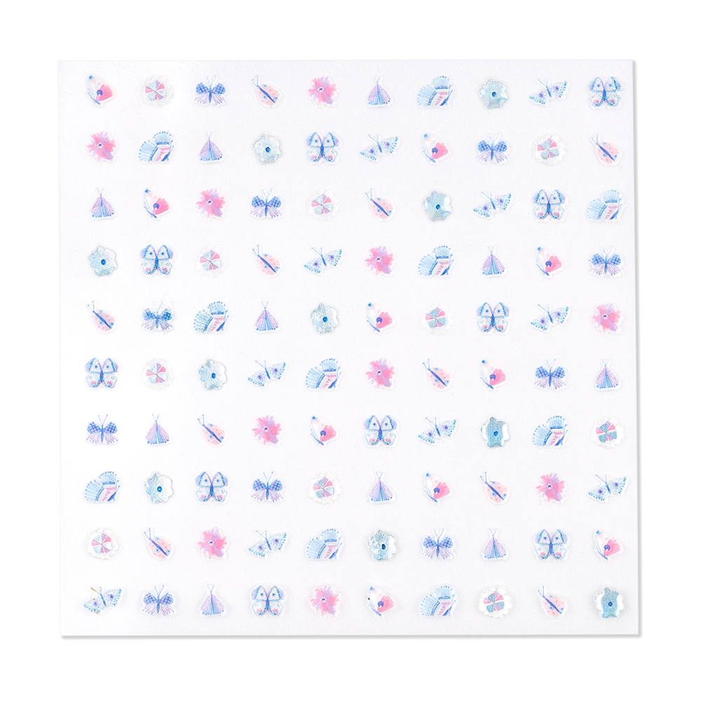 Jollity & Co. + Daydream Society - Wholesale Nail Art/Decal - Flutter Nail Stickers - 1 Pk.1