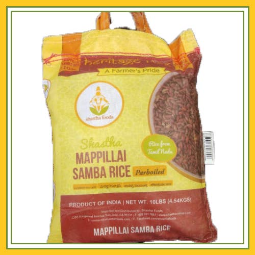 Shastha Mappilai Samba Rice 10 Lbs for wholesale by Shastha foods