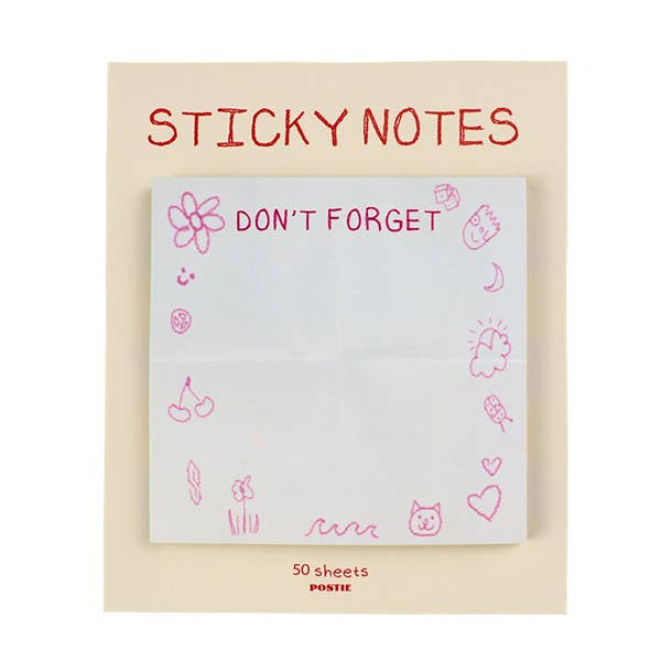 Don’t Forget Doodle Sticky Notes for wholesale by POSTIE