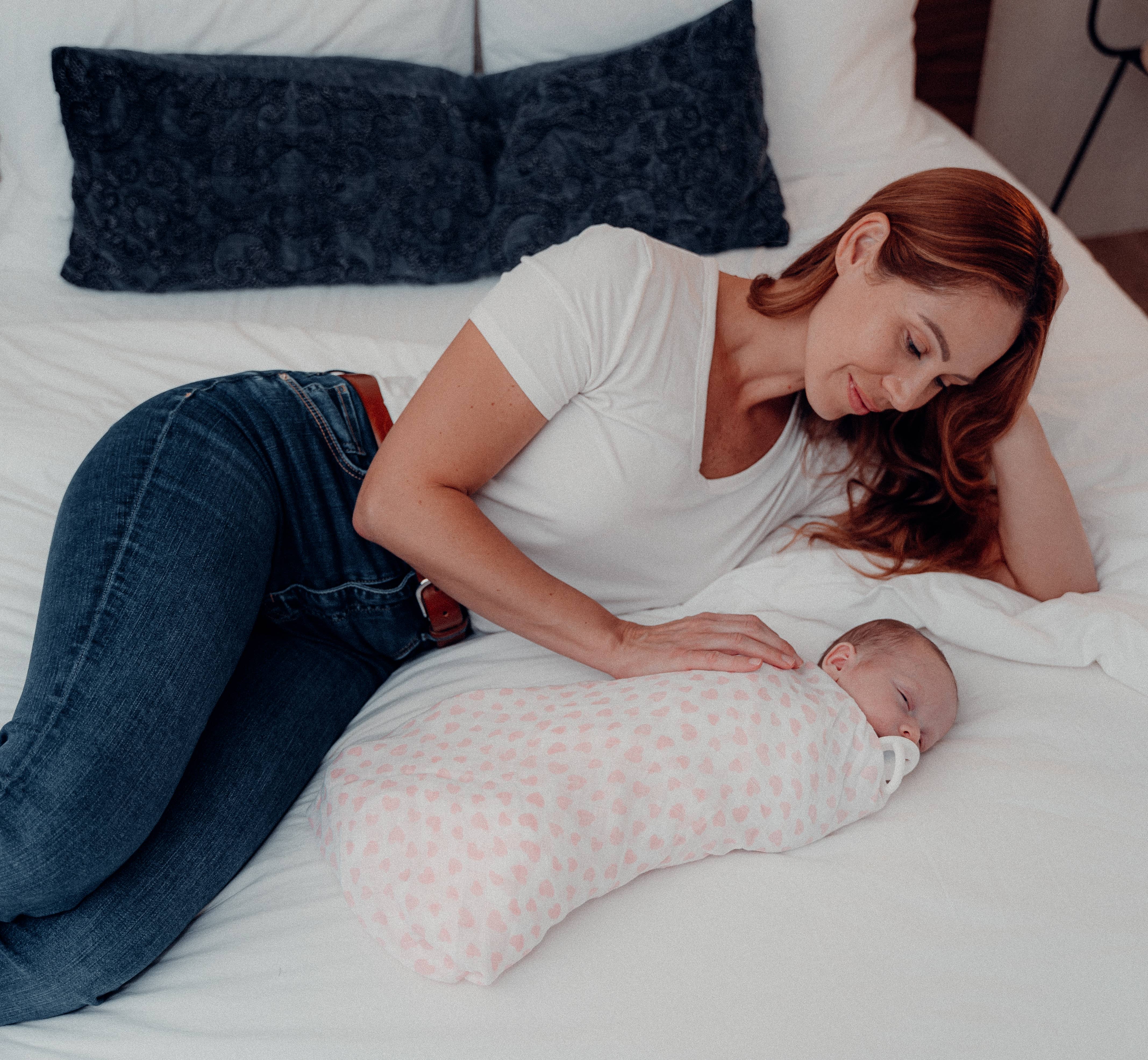 Comfy Cubs – Engroshandel Svøb - Baby – Musselin svøbetæpper, pakke med 4, 47" x 47" fra Comfy Cubs2