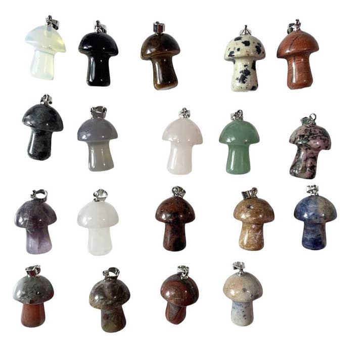 Crystal Necklaces - Mushroom Shaped for wholesale by i.am.gretchen