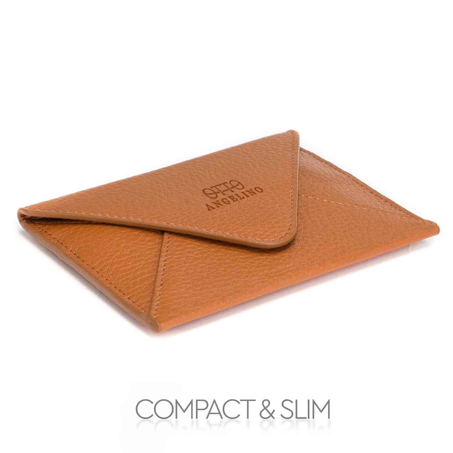 Londo - Wholesale Card Holder - Unisex - Otto Angelino Top Grain Leather Credit Card Holder and Travel Wallet Envelope with Magnetic Clasp, Credit Card Holder with Multiple Slots5