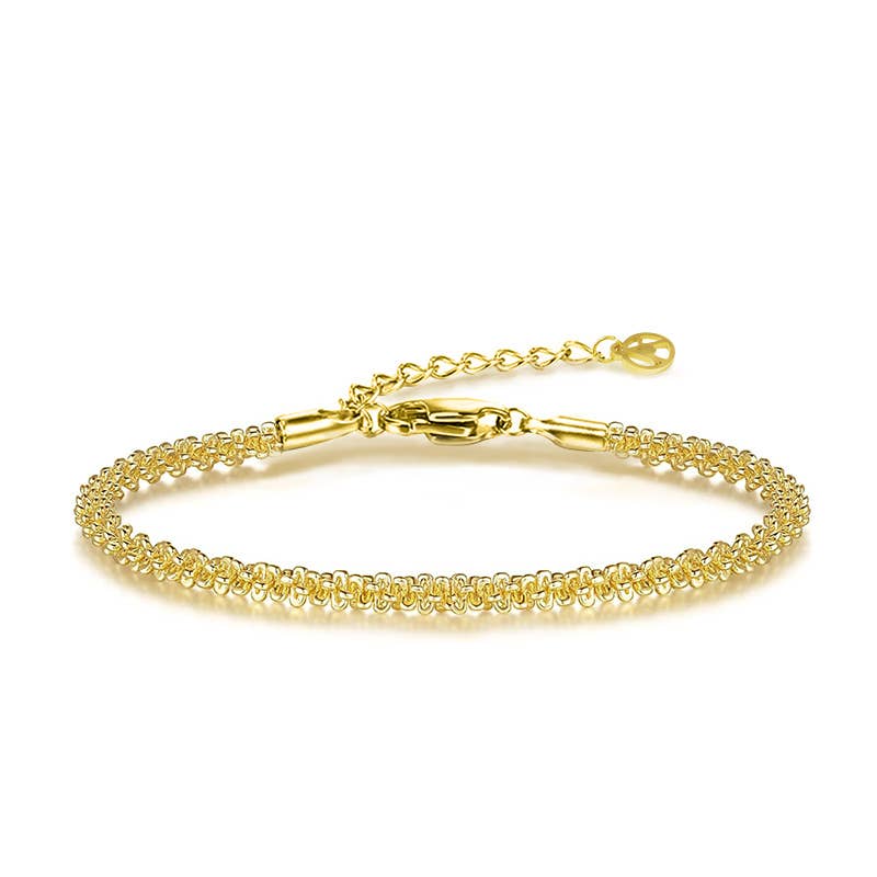 AMORINO SRL - Wholesale Link & Chain Bracelet - TWISTED CHAIN BRACELET - JN25264C178/C1791