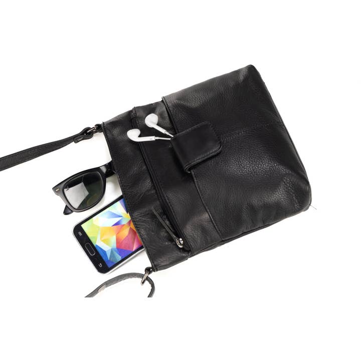 Greenwood Leather AU - Wholesale Shoulder bag – women's - Ladies Shoulder Bag Linde Black GW6823BLK8