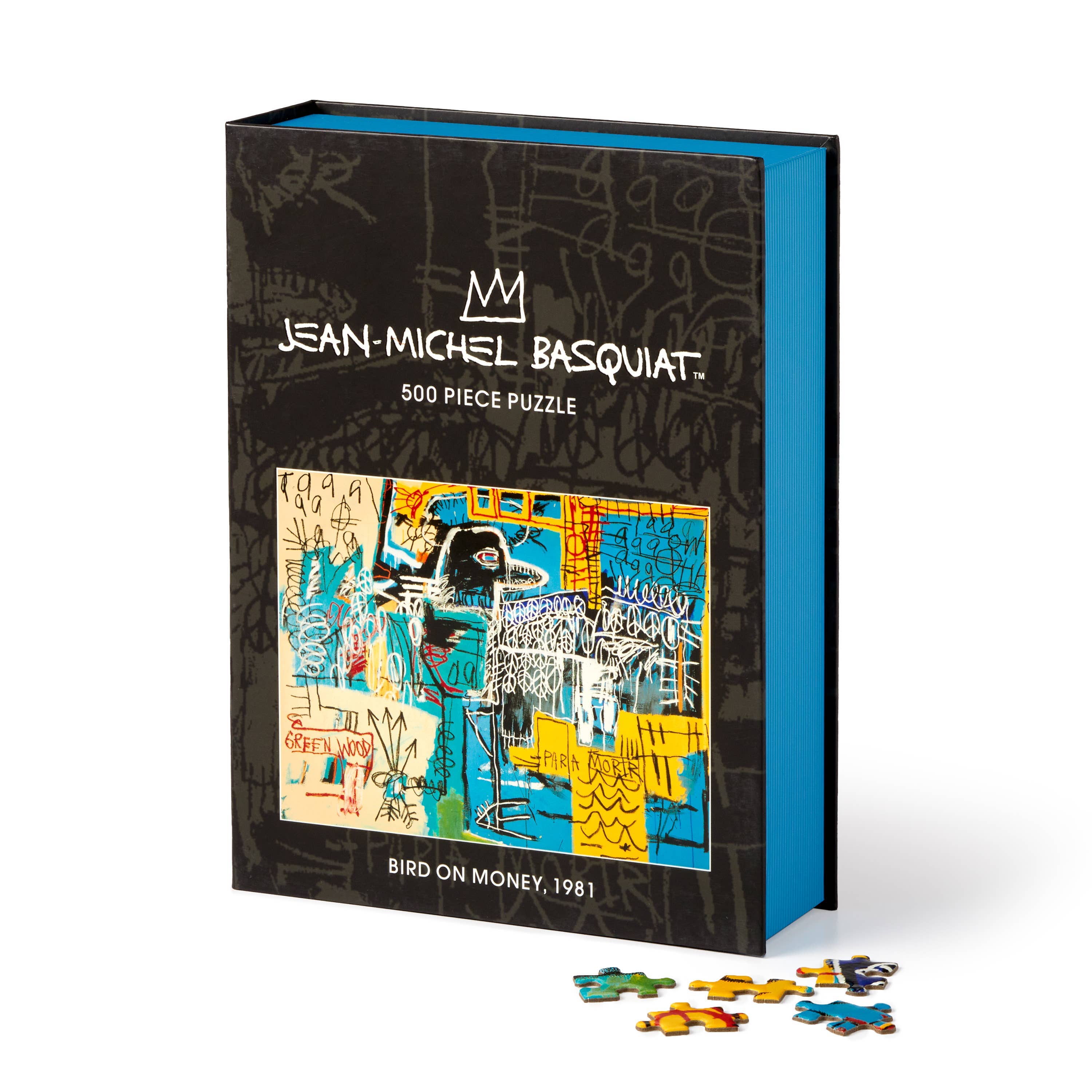 Chronicle Books - Wholesale Puzzle - Adult - Basquiat Bird on Money 500 Piece Book Puzzle0