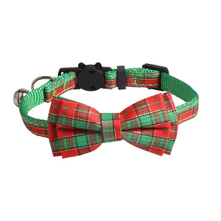 Cheerhunting - Wholesale Pet Collar - Cat/Dog - Christmoo – Plaid Christmas Pet Collars5