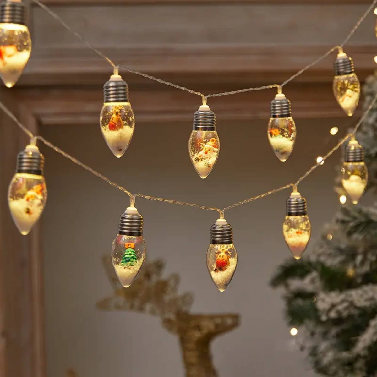 PR GROUPS LLC – Großhandel Akzent-/Schreibtischleuchte – X-mas Globus-Lichterkette für Wohnkultur0