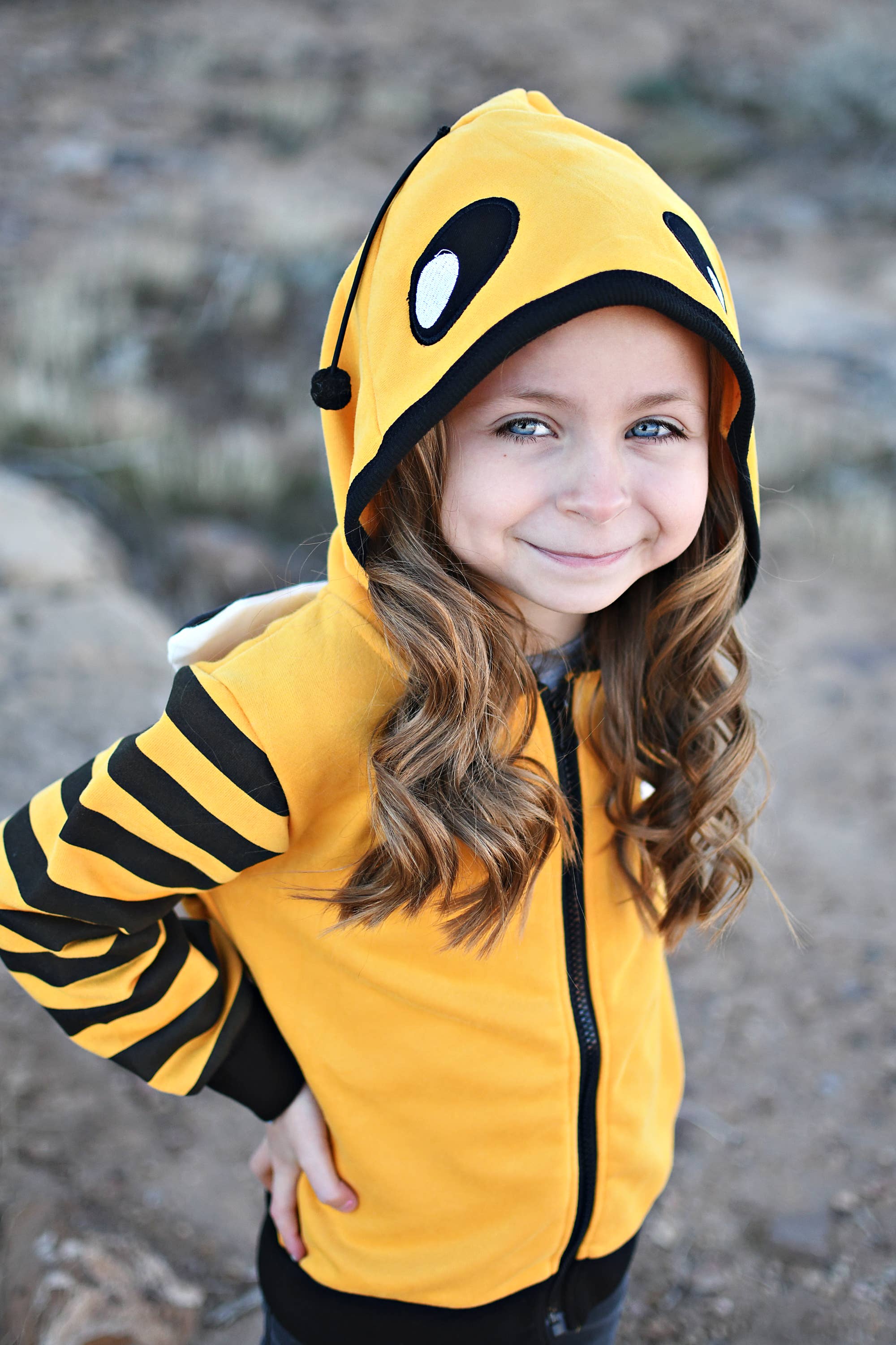 Doodle Pants - Wholesale Hoodie - Kids - Buzz the Bee Toddler and Kids 3D Backpack Hoodie0
