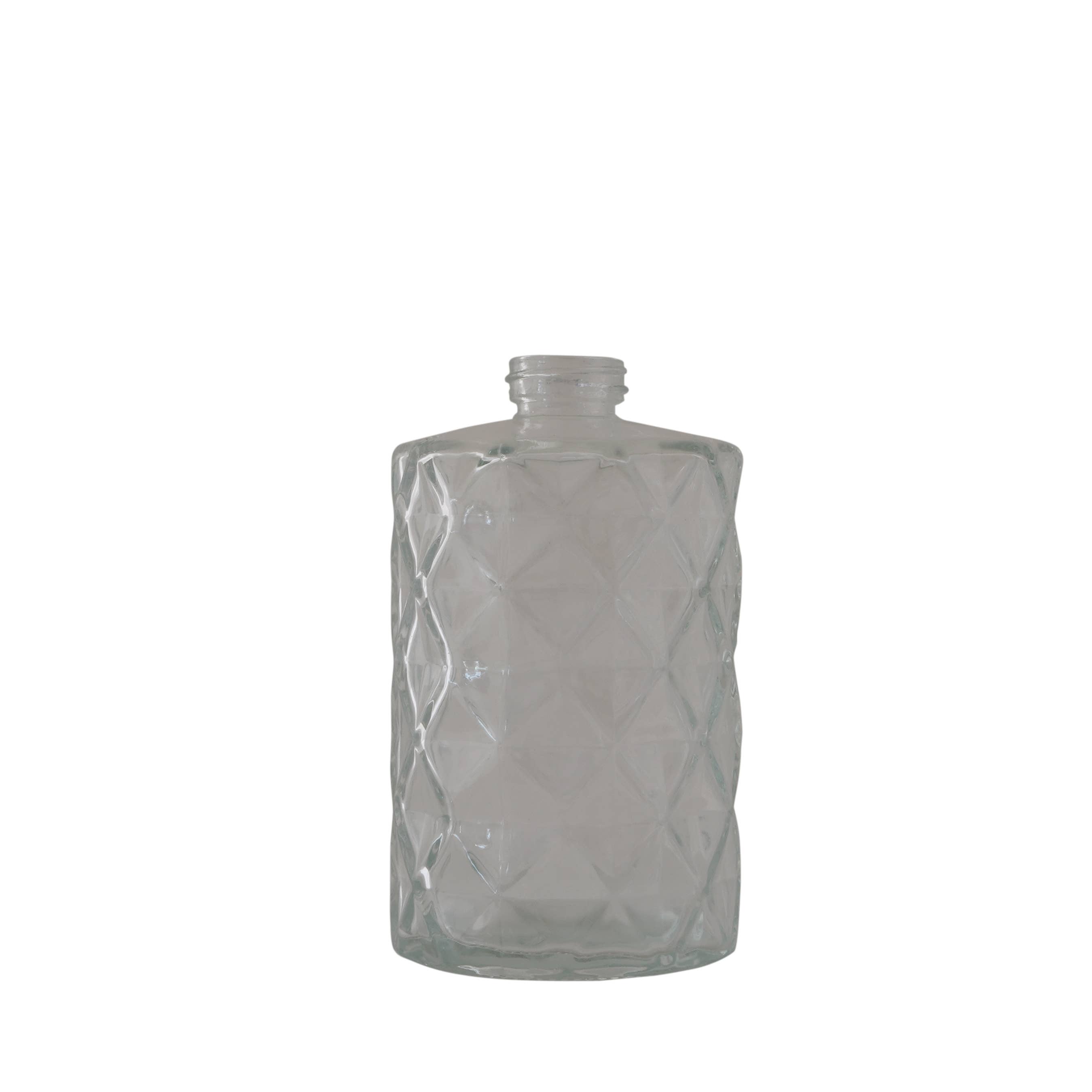 Sanwacraft – wholesale Soap dispenser – Diamond Pattern Glass Bottle Only - 28-400 Threading0