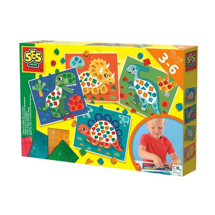 SES Creative I Learn to Make Dino Mosaics for wholesale by Petra Toys