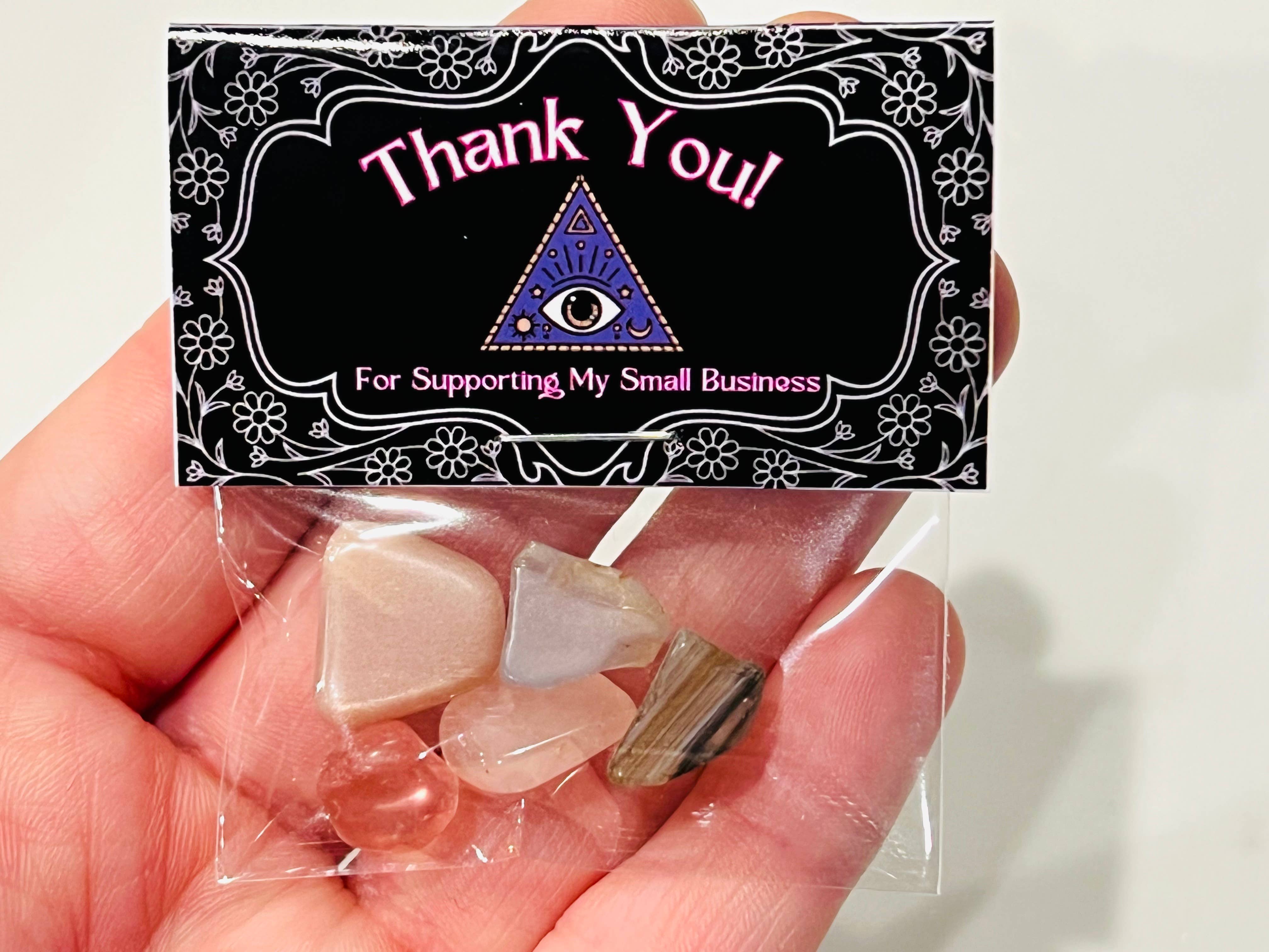 Only Crystals Remain - Vente Pierre et cristal de spiritualité - Lot de 25 cadeaux Crystal Confetti pour remercier les clients2