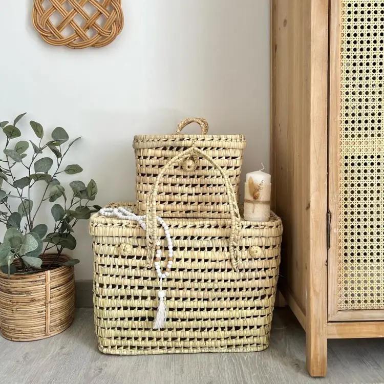 Collection Maroc - Wholesale Shopping Cart - Palm Leaf Trunk 40 cm3