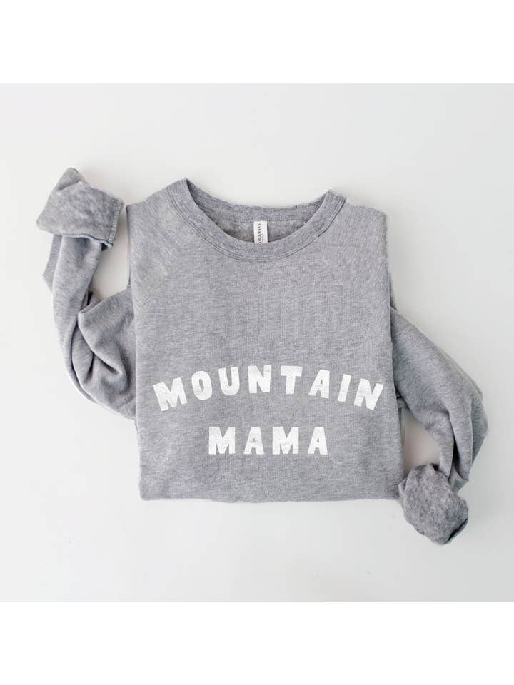 OAT COLLECTIVE - Wholesale Graphic Sweatshirt - Women's - MOUNTAIN MAMA Graphic Sweatshirt1