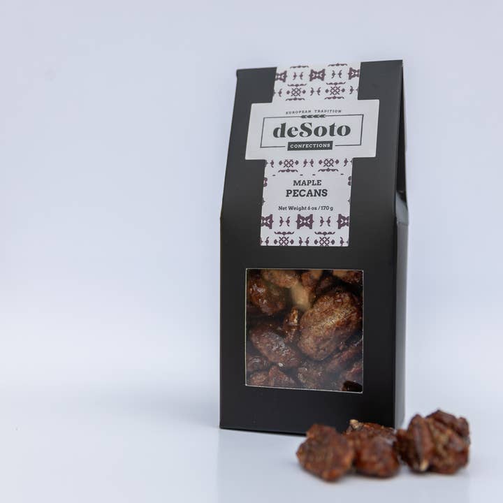 Maple Pecans for wholesale by deSoto