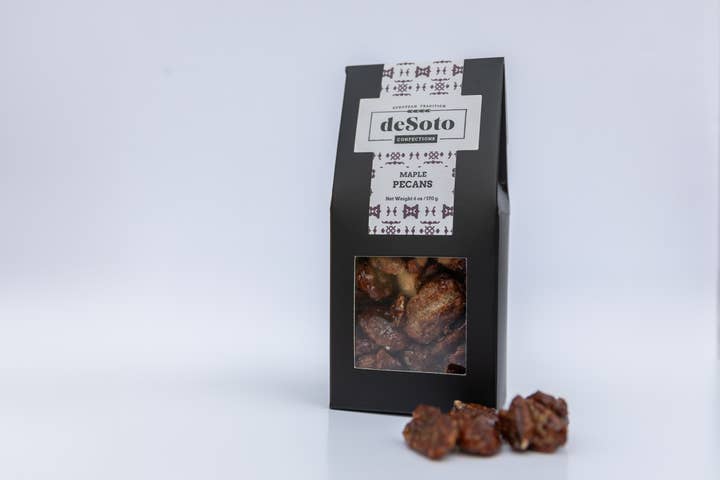 Maple Pecans for wholesale by deSoto